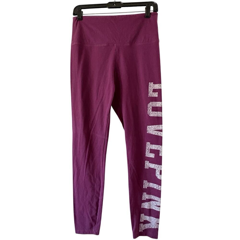 Pink Victoria’s Secret Love Pink Leggings Burgundy XL Y2K Retro